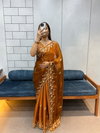 Vivera Fendy Chifrron Embroidery With Sequence Work Saree Wholesalers In Delhi